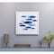 Homeroots Marble Blue School of Fish 1 Wall Art 395664 - alternate 2