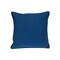 Homeroots 20" Blue and White Geometric Cotton Throw Pillow 529281 - alternate 2