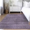 Homeroots 3' X 5' Plum Purple And Gray Striped Washable Indoor Outdoor Area Rug 588118 - alternate 6