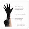 Ansell MICROFLEX MidKnight Powder-Free Nitrile Gloves, XXL, 9.6" Long, Black, 100PK MK-296-XXL - alternate 3