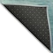 Homeroots 9' X 12' Turquoise Striped Washable Indoor Outdoor Area Rug 608155 - alternate 5