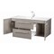 Cutler Silhouette Collection 48 in Wall Mount Bathroom Vanity - 2 Doors, 2 Drawers With Top, Aria FV-ARIA48 - alternate 6