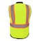 Protectx Hi Vis Green Surveyor Vest, Size S SV-120SS4-GNBK-S - alternate 2