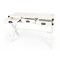 Homeroots 46" White Solid Wood Writing Desk With Three Drawers 389448 - alternate 6