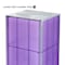 Azar Displays Four-Sided Pegboard Tower Floor Display, Rotating Wheeled Base, 16 in W x 67 in H, Purple 700407-PUR - alternate 3