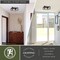 Vaxcel Montclare Black and White Ash Wood Finish Farmhouse Cage Flush Mount Ceiling Light Fixture C0254 - alternate 4