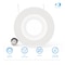 Infibrite 6 In. Retrofit 2700K Soft White LED Recessed Light Kit 12W 1100LM, Dimmable, Wet Rated IB-006-2-12W-WH - alternate 7