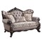 Homeroots 70in Pink And Brown Loveseat and Toss Pillows 515730 - alternate 1