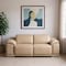 Homeroots 80in Ash Gray and Silver Leather Power Reclining Loveseat 643820 - alternate 3
