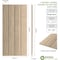 Ekena Millwork Rustic Four Board Joined Board-n-Batten Rough Sawn Faux Wood Shutters w/No Batten, 22W x 30H, PR SHUBJN22X30RSPR - alternate 10