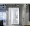 Vdomdoors Front Exterior Prehung FiberGlass Door Frosted Glass / Manux 8312 White Silk / Sidelight Exterior W MANUX8312EXD-WS-W36+12 x H80-RH - alternate 2
