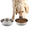 Petmaker Set of 2 Stainless Steel Dog Bowls 64oz Double Wall Insulated Non Slip Metal for Medium-Large Pets PET6428 - alternate 6