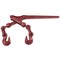 Mytee Products 3/8in - 1/2in G70 Lever Snap Chain Binder w/ Grab Hooks - 9200 lbs WLL Snap Binder CBLS38 - alternate 3