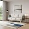 Homeroots 74" White Fabric Sofa 667659 - alternate 5