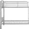 Homeroots 78" X 44" X 67" Twin Over Twin Silver Metal Bunk Bed 286164 - alternate 2