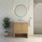James Martin Vanities Hudson 30" Single Vanity, Light Natural Oak w/ 3 CM Eternal Jasmine Pearl Silestone Top 435-V30-LNO-3EJP - alternate 8