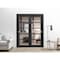 Sartodoors Sliding Closet Bypass Doors Black 60x84 (2* 30x84) Solid Core Modern Interior QUADRO4522DBD-BLK-6084 - alternate 2