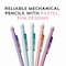 Bic Xtra-Smooth Pastel Edition Mechanical Pencils, 0.7 mm, HB #2, Black Lead, Assorted Barrels, 24PK MPNP24-BLK - alternate 6