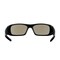 Bouton Optical Full Frame Safety Glasses w/Black Frame, Blue Mirror Plus Lens, Anti-Scratch/Anti-Reflective Coating 250-53-0006 - alternate 3
