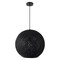 Jonathan Y Lacey 19.5" 1-Light Bohemian Minimalist Adjustable Rattan-Style Woven Rope Globe Basket LED Pendant,  JYL1136B - alternate 6