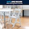 Flash Furniture Kids White Resin Folding Chair w/ Padded Seat, PK10 10-LE-L-1K-GG - alternate 10