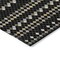 Homeroots 8' X 10' Black And Taupe Striped Washable Indoor Outdoor Area Rug 610519 - alternate 3