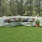 Homeroots 12in X 60in Silver Steel L Shape Raised Garden Bed 668468 - alternate 3