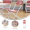 Flash Furniture Kids Burgundy Plastic Folding Chair, PK10 10-Y-KID-BY-GG - alternate 7