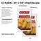Signmission Chicken Nuggets, Vinyl Decals Only 24 Inch x 36 Inch, Vinyl Decal, 2PK DSB-2436-2PACK-Chicken Nuggets - alternate 2