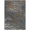 Homeroots 9' X 12' Charcoal Brown And Copper Abstract Washable Indoor Outdoor Area Rug 596786 - alternate 5