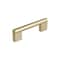 Amerock Versa 3-3/4 inch 96mm Center-to-Center Golden Champagne Cabinet Pull BP36912BBZ - alternate 1