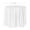 Smarty Had A Party 84 White Round Disposable Plastic Tablecloths 96 Tablecloths, 96PK 823270-WH-CASE - alternate 3