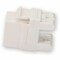 Add-On CAT6A UTP PUNCH DOWN KEYSTONE JACK DUAL IDC WITH CLEAR DUST CAP 180 DEGREE ADD-C6AUJK1D28CC-WE - alternate 3