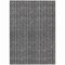 Homeroots 9' X 12' Gray And Silver Striped Washable Indoor Outdoor Area Rug 615053 - alternate 4