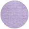 Homeroots 8' Lilac And Ivory Round Floral Washable Indoor Outdoor Area Rug 581872 - alternate 3