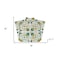 Homeroots 8" X 8" Green Yellow Melo Peel and Stick Tiles 400194 - alternate 3