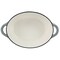 Megachef 7 Quarts Oval Enameled Cast Iron Casserole in Gray MG-CO33AG - alternate 6