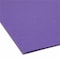 Zoro Select Pressboard Folder, 1/3-Cut Tab, Purple, PK100 13043 - alternate 3