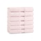 Arkwright Home Egyptian Cotton Hand Towel 16x30 Pink - Pack of 6, 6PK P-EGYP-1630-PNK - alternate 1