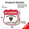 Signmission Bilingual No Loitering Shield Sign Polic, 18 inch X 18 inch, Vinyl Decal, 2PK SHI-D-2PACK-18-365 - alternate 5