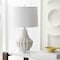 Jonathan Y Tate 24.5" Ceramic LED Table Lamp, Cream JYL8018C - alternate 5