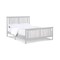 Homeroots Gray Reversible Inlaid Panels Solid Wood Full Bed Frame 530212 - alternate 4