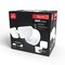 Globe Electric globe Security Flood Light, LED Lamp, Bright White, 2200 Lumens, 4000 K Color Temp, White Fixture 17000213 - alternate 3
