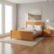 Homeroots Three Piece Brown Solid Wood Bedroom Set 523700 - alternate 5