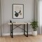 Homeroots 49" Taupe and Black Computer Desk 489870 - alternate 4