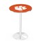 Holland Bar Stool Co 36" Chrome Clemson Pub Table, 36" dia. Top L214C3636Clmson - alternate 1