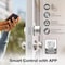 Wrightmaster 2 in 1 Aluminum Smart Single Side Lock Deadbolt with App, Keyless Entry Door Lock, in Silver ZR-F05 - alternate 3