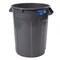 Magnum Tool 32 Gallon Trash Can, Construction Grade, Heavy Duty Plastic (1 Pack) CMTC-C000-32G01 - alternate 1