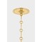 Hudson Valley Lighting Painted No. 2 Pendant in Aged Brass/Off-White by Mark D. Sikes MDS352L-AGB/OW - alternate 5