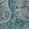 Homeroots 9' X 12' Teal Blue And Dark Green Floral Medallion Washable Indoor Outdoor Area Rug 603201 - alternate 4